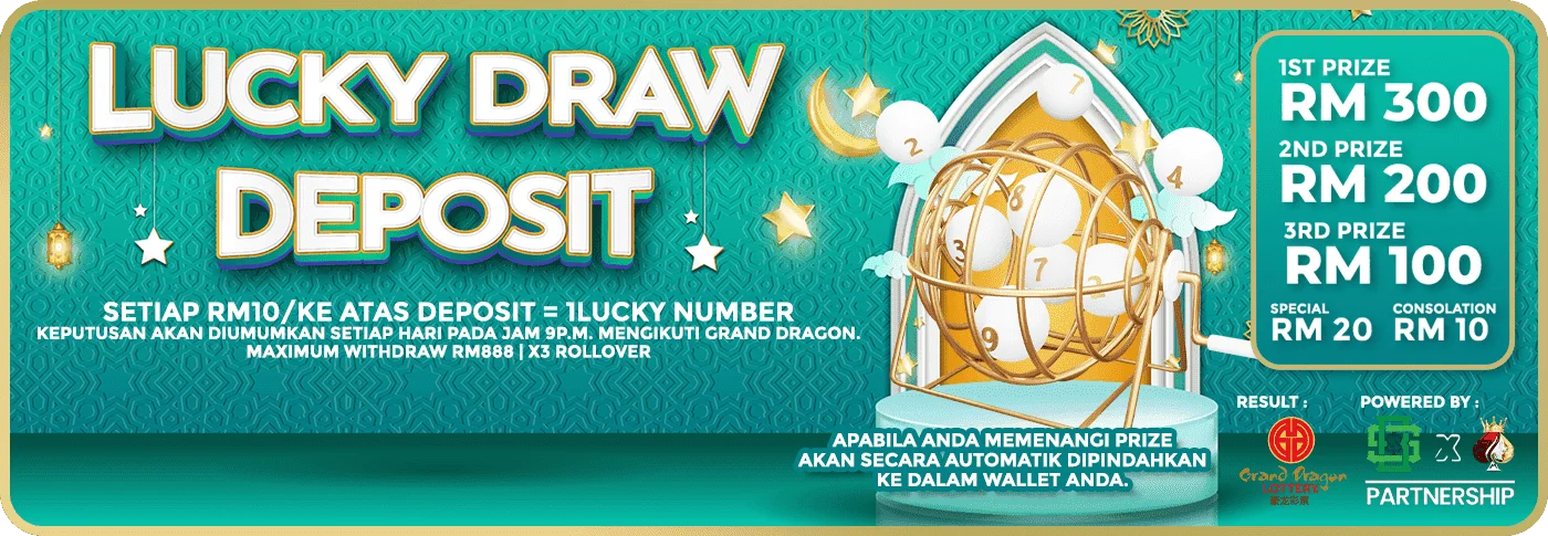 Peluang88 Lucky Draw Deposit